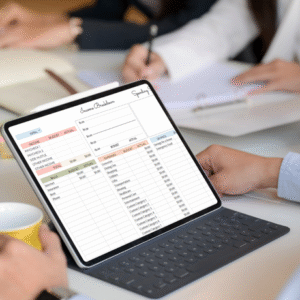 Monthly Budget Template – Track Income, Expenses & Savings