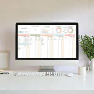 Simple & Smart Budget Spreadsheet Template (Digital Download)